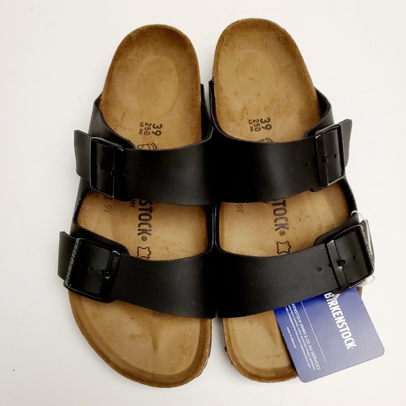 New Birkenstock Arizona Black Sandals - Picture 2 of 7